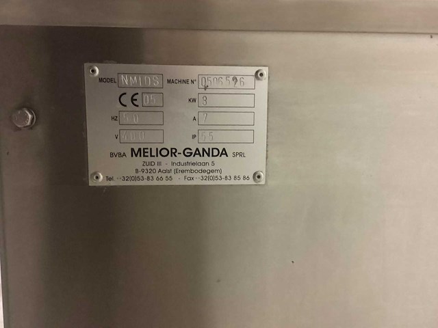 Melior ganda nmid114s vleesmolen - afbeelding 2 van  4