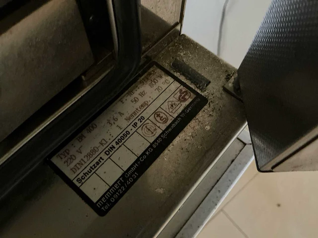 Memmert bm400 laboratoriumoven - afbeelding 5 van  5