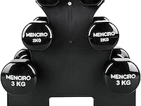 Menciro halterset zwart , 3 paar - afbeelding 1 van  2