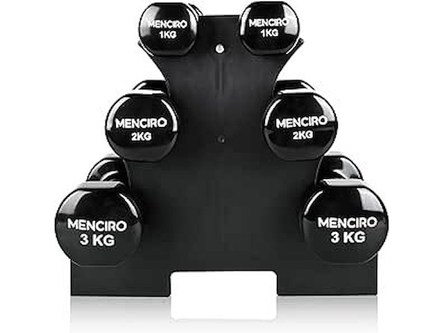 Menciro halterset zwart , 3 paar - afbeelding 1 van  2