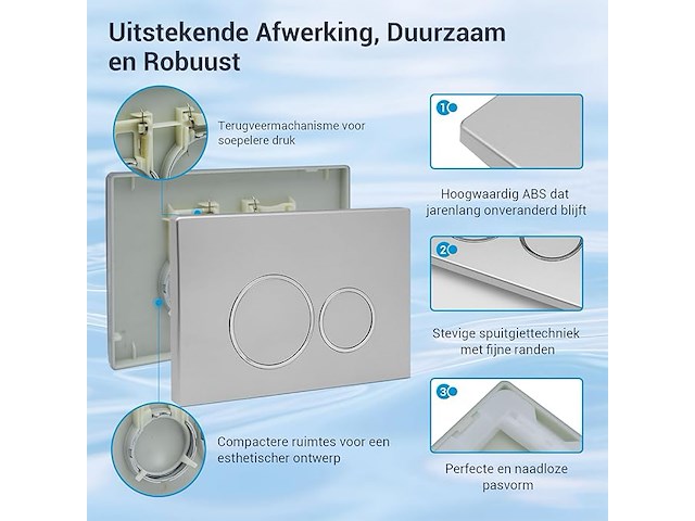 Mendorio wc-bedieningsplaat - afbeelding 3 van  5