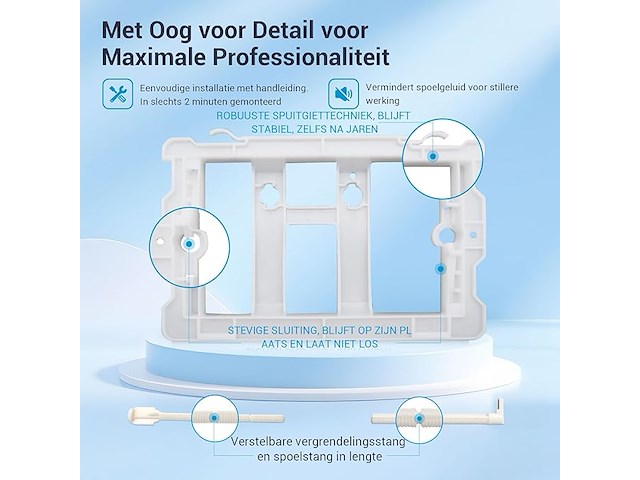 Mendorio wc-bedieningsplaat - afbeelding 2 van  5