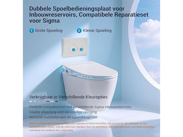 Mendorio wc-bedieningsplaat - afbeelding 3 van  5