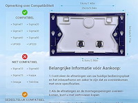 Mendorio wc-bedieningsplaat - afbeelding 4 van  5