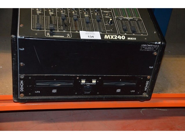 Mengpaneel rodec mx240 mkii, cd speler denon dn-d6000, remote controller rc-d60 denon dn-d6000 - afbeelding 4 van  12