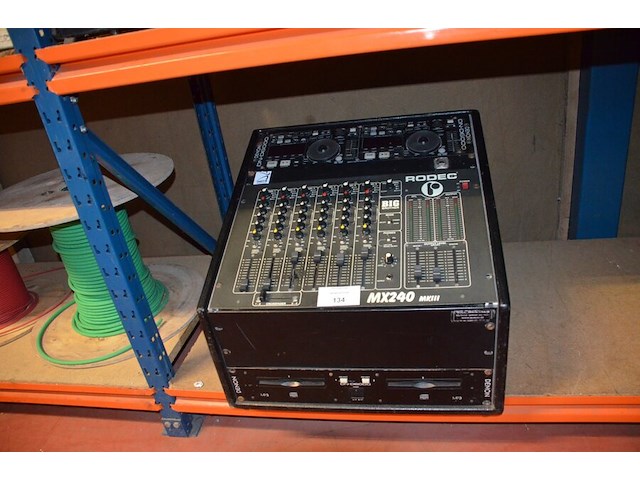Mengpaneel rodec mx240 mkii, cd speler denon dn-d6000, remote controller rc-d60 denon dn-d6000 - afbeelding 1 van  12