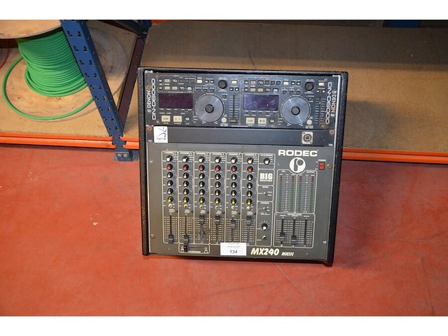 Mengpaneel rodec mx240 mkii, cd speler denon dn-d6000, remote controller rc-d60 denon dn-d6000 - afbeelding 8 van  12