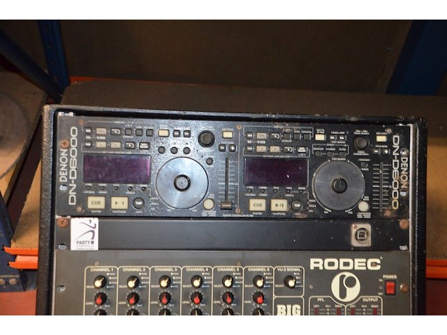 Mengpaneel rodec mx240 mkii, cd speler denon dn-d6000, remote controller rc-d60 denon dn-d6000 - afbeelding 9 van  12