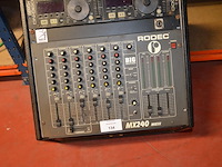 Mengpaneel rodec mx240 mkii, cd speler denon dn-d6000, remote controller rc-d60 denon dn-d6000 - afbeelding 11 van  12