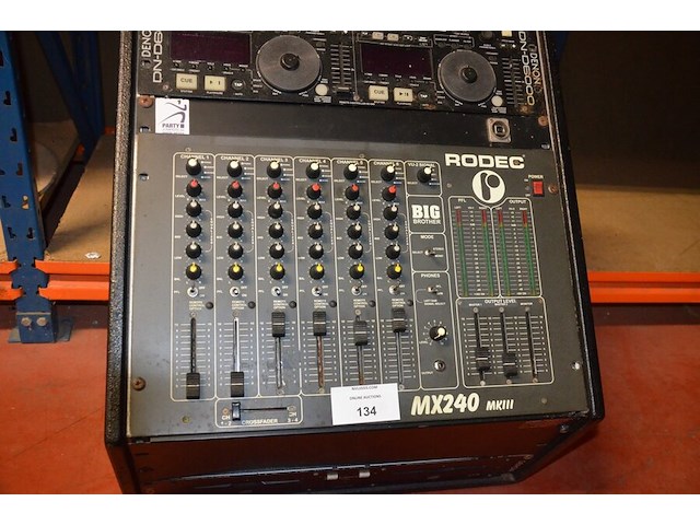 Mengpaneel rodec mx240 mkii, cd speler denon dn-d6000, remote controller rc-d60 denon dn-d6000 - afbeelding 12 van  12