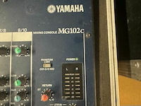 Mengpaneel yamaha mg102c in flightcase - afbeelding 3 van  6