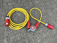Mennekes - 32a 380v - krachtstroom kabel (2x) - afbeelding 1 van  3