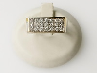 Men's ring diamond - afbeelding 1 van  6