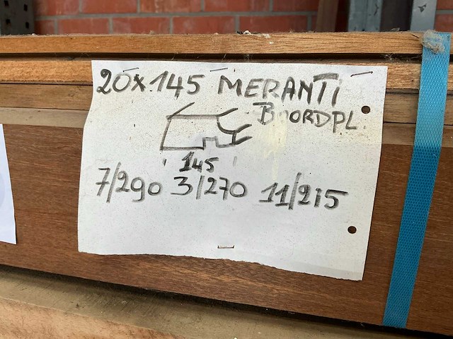 Meranti boordplanken (21x) - afbeelding 4 van  4