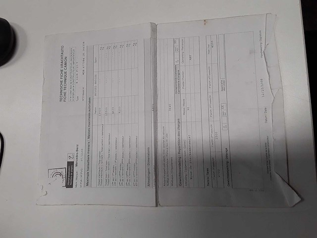 Mercedes - 1999 - e1124f/13,5 - brandweerwagen - afbeelding 19 van  50