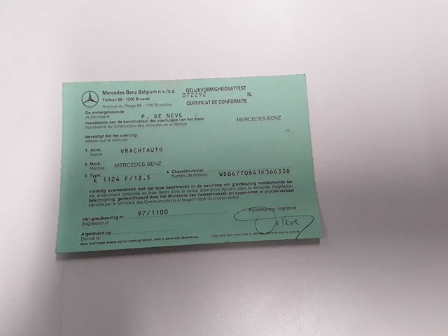 Mercedes - 1999 - e1124f/13,5 - brandweerwagen - afbeelding 21 van  50