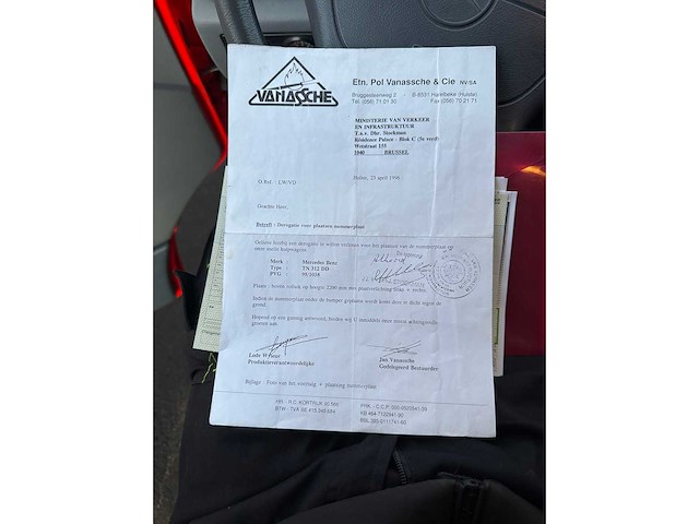 Mercedes - 2000 - 312 d - brandweerwagen - afbeelding 33 van  35