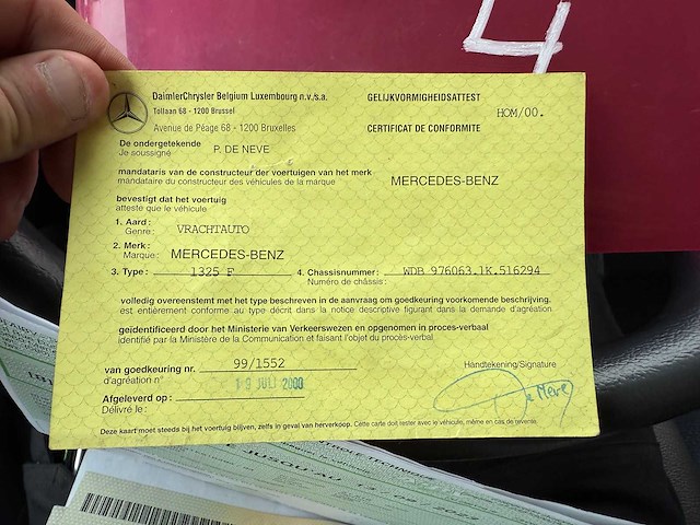 Mercedes - 2000 - atego 1325 f - brandweerwagen - afbeelding 38 van  46