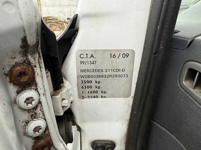 Mercedes - 2001 - sprinter - mobilhome - personenauto - afbeelding 44 van  50