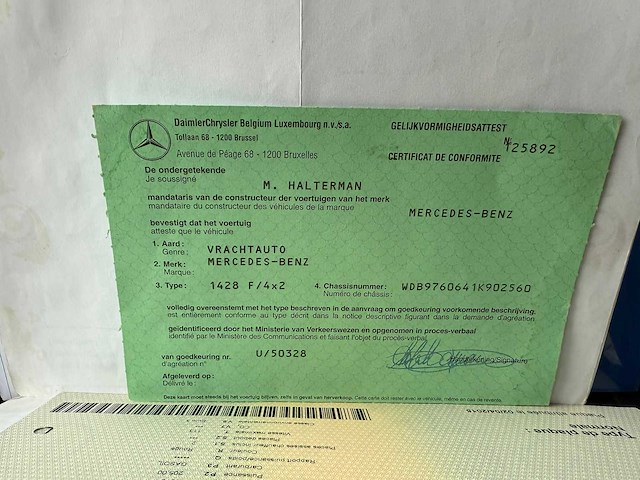 Mercedes - 2004 - atego 1428 f/4x2 - brandweerwagen - afbeelding 26 van  44