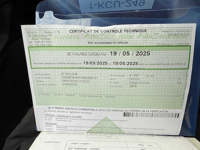 Mercedes - 2004 - atego 1428 f/4x2 - brandweerwagen - afbeelding 39 van  44