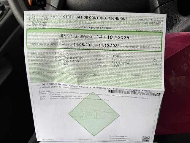 Mercedes - 2006 - atego 1428 f 4x2 - brandweerwagen - afbeelding 41 van  46