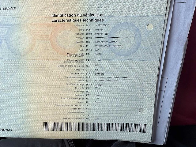 Mercedes - 2006 - atego 1428 f 4x2 - brandweerwagen - afbeelding 28 van  46