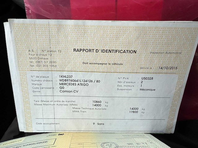 Mercedes - 2006 - atego 1428 f 4x2 - brandweerwagen - afbeelding 29 van  46