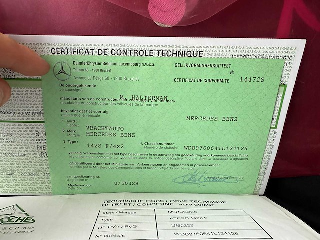 Mercedes - 2006 - atego 1428 f 4x2 - brandweerwagen - afbeelding 31 van  46