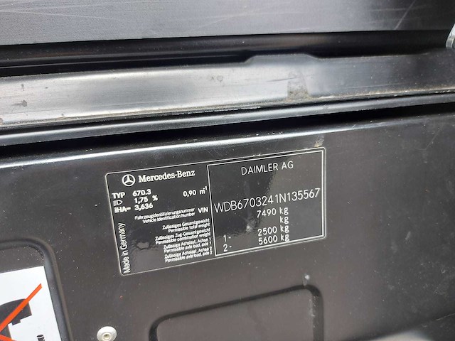 Mercedes - 2008 - 816 d - vrachtwagen - afbeelding 4 van  27