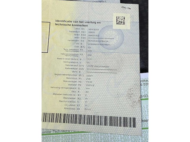 Mercedes - 2008 - sprinter - - personenauto - afbeelding 36 van  40