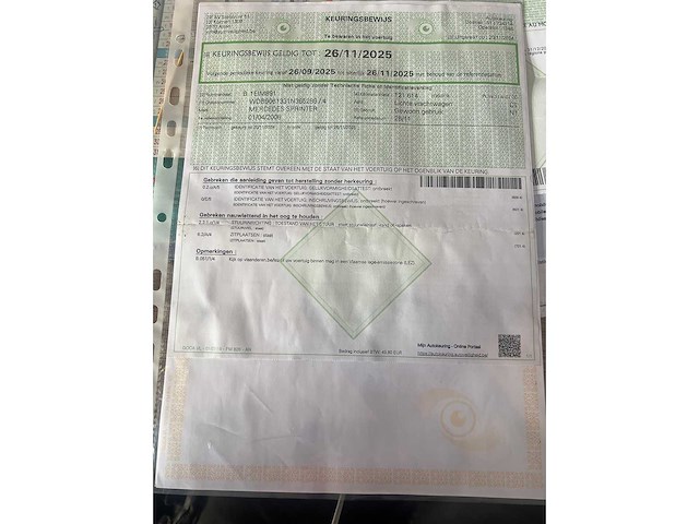 Mercedes - 2008 - sprinter hoogtewerker - 311 - personenauto - afbeelding 18 van  25