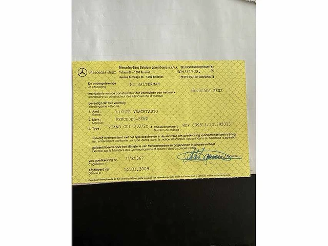 Mercedes - 2008 - viano - lichte vracht - personenauto - afbeelding 27 van  27
