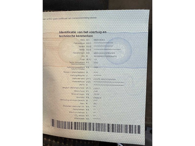 Mercedes - 2010 - sprinter - 313 - personenauto - afbeelding 20 van  30