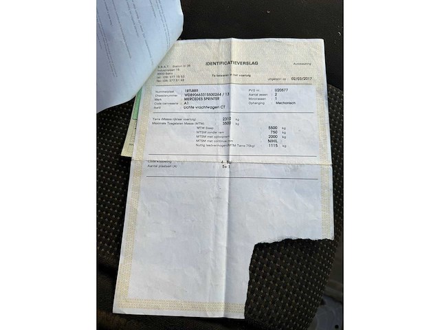 Mercedes - 2010 - sprinter - 313 - personenauto - afbeelding 12 van  25