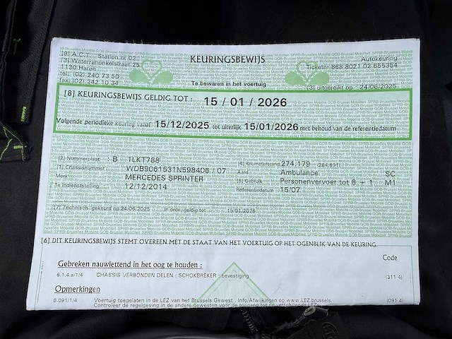 Mercedes - 2014 - 319 cdi - ambulance - personenauto - afbeelding 35 van  44