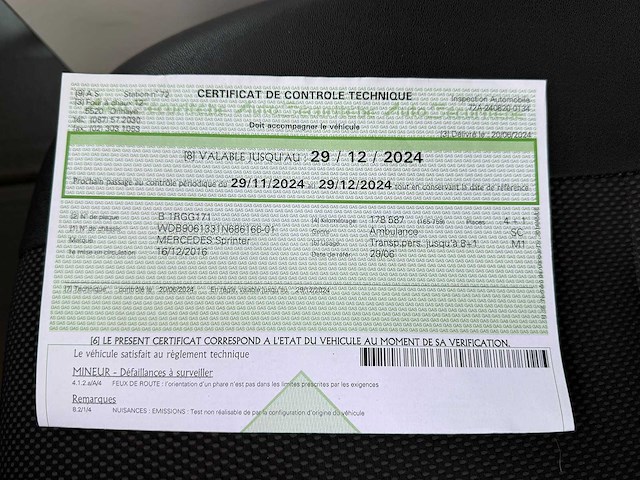 Mercedes - 2016 - sprinter - ambulance - afbeelding 19 van  30