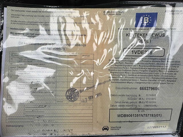 Mercedes - 2018 - 314 - lichte vrachtwagen - afbeelding 9 van  19