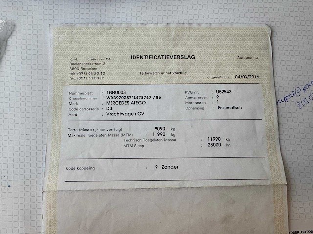 Mercedes - atego 1229 rl/11.9 - truck - 2010 - afbeelding 27 van  36