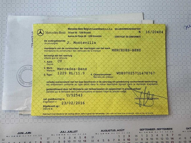 Mercedes - atego 1229 rl/11.9 - truck - 2010 - afbeelding 29 van  36