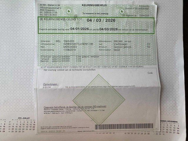 Mercedes - atego 1229 rl/11.9 - truck - 2010 - afbeelding 32 van  36