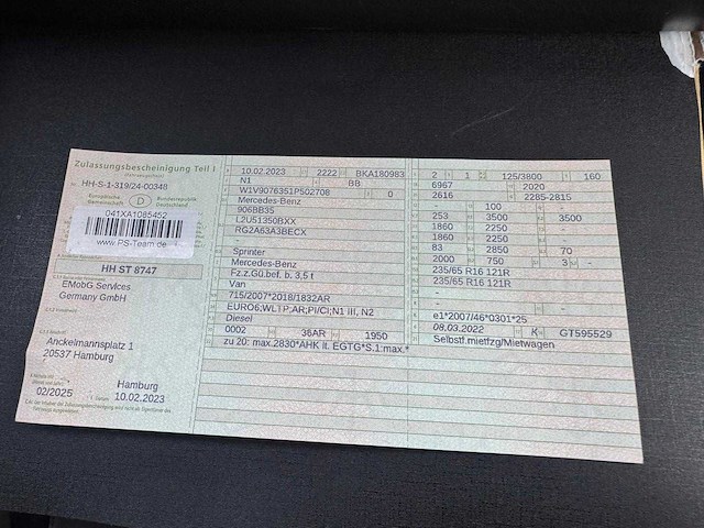 Mercedes - sprinter - 2022 - van - afbeelding 10 van  21