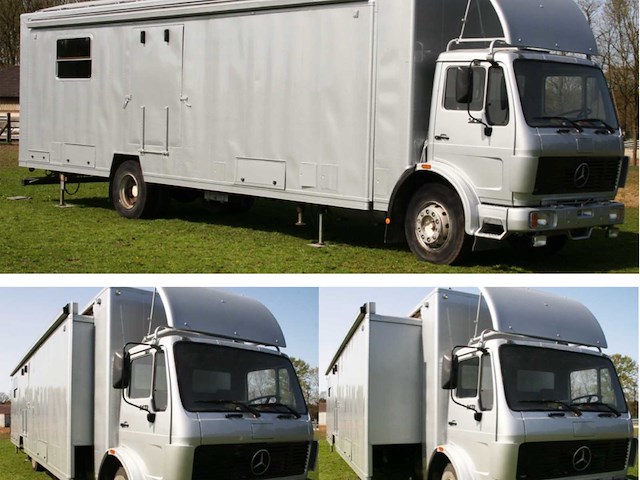 Mercedes 1419 event truck/roadshow truck/presentatieruimte 40m2 - afbeelding 1 van  34