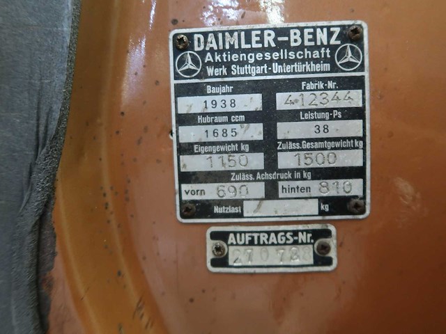 Mercedes 170 cabrio-limousine - afbeelding 11 van  118