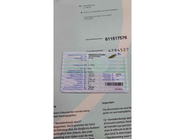 Mercedes 180c, 1995 - afbeelding 43 van  49