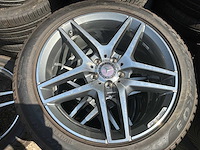 Mercedes 19 inch set van 4 banden voor mercedes amg origineel + velgen met sensoren - afbeelding 12 van  12