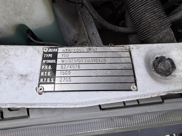 Mercedes 190, 1986 - afbeelding 16 van  30