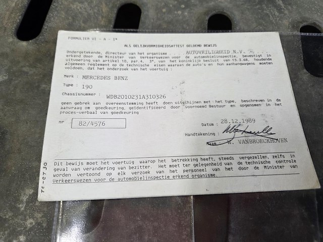 Mercedes 190, 1986 - afbeelding 22 van  30