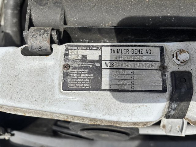Mercedes 190e, 1989 - afbeelding 19 van  32
