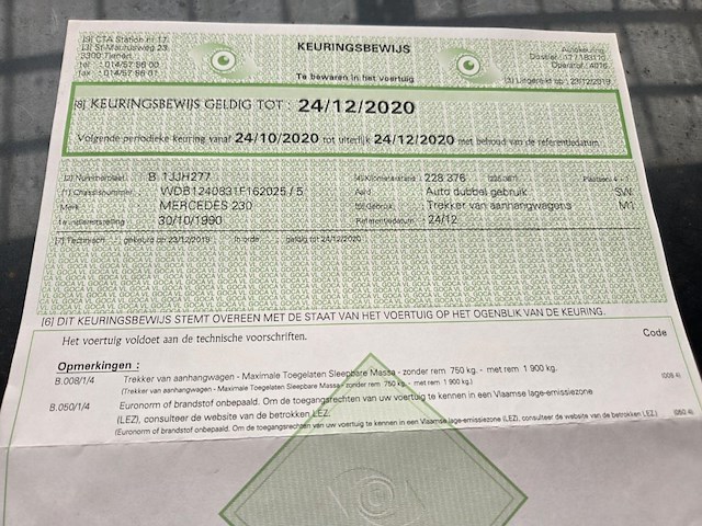 Mercedes 230, 1990 - afbeelding 17 van  18